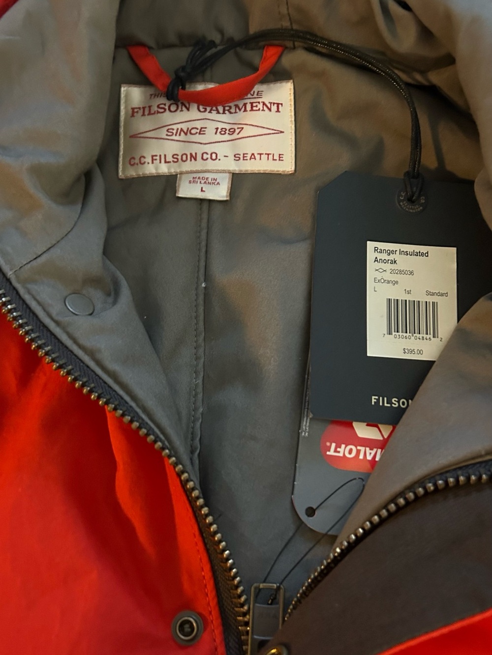 Filson Ranger Insulated Anorak - Picture 4 of 12